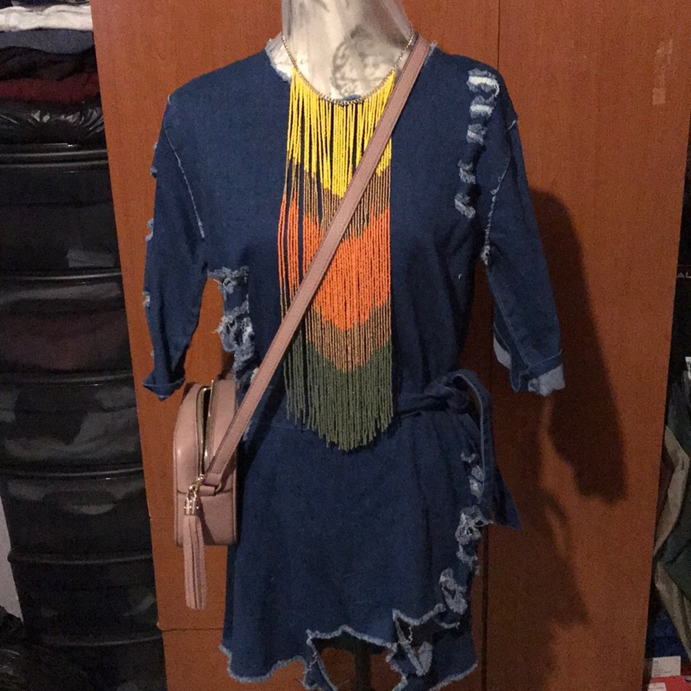 Denim Destress Dress